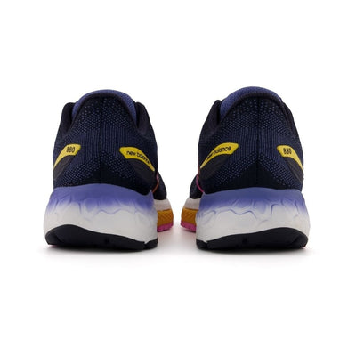 New Balance Women's Fresh Foam X 880v12 - BlackToe Running#colour_eclipse-vibrant-apricot-vibrant-pink-vibrant-orange