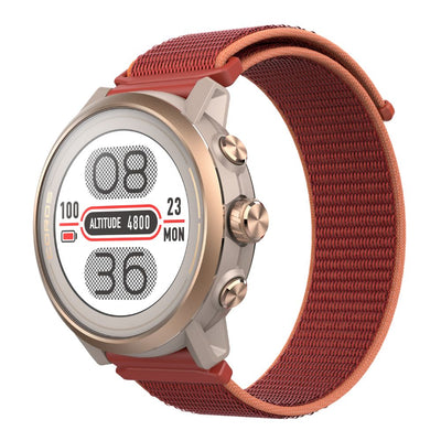 Coros APEX 2 Premium Multisport GPS Watch - BlackToe Running#colour_coral
