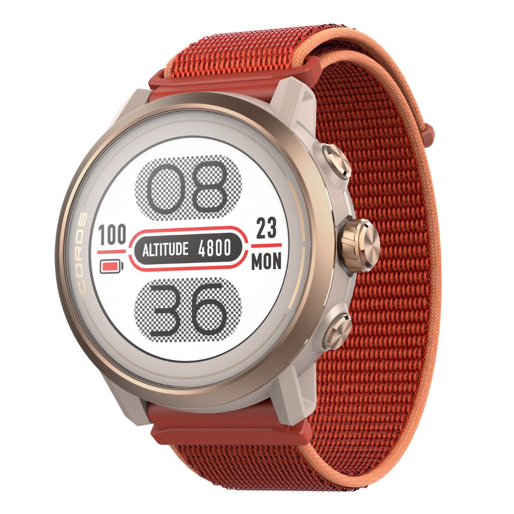 Coros APEX 2 Premium Multisport GPS Watch - BlackToe Running#colour_coral