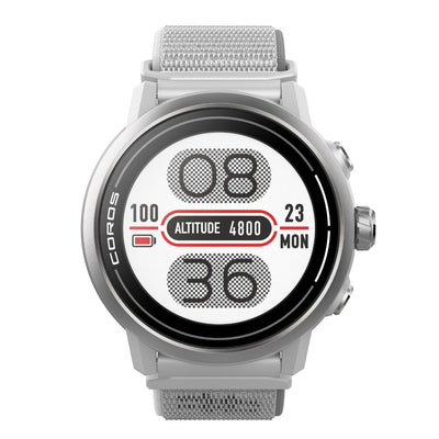 Coros APEX 2 Premium Multisport GPS Watch - BlackToe Running#colour_grey