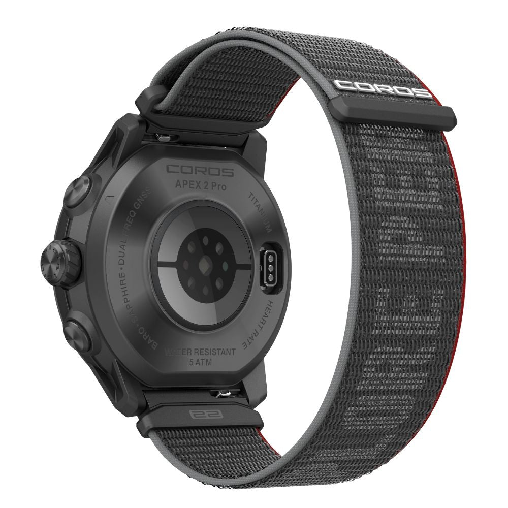 Coros APEX 2 Pro Premium Multisport GPS Watch - BlackToe Running#colour_black