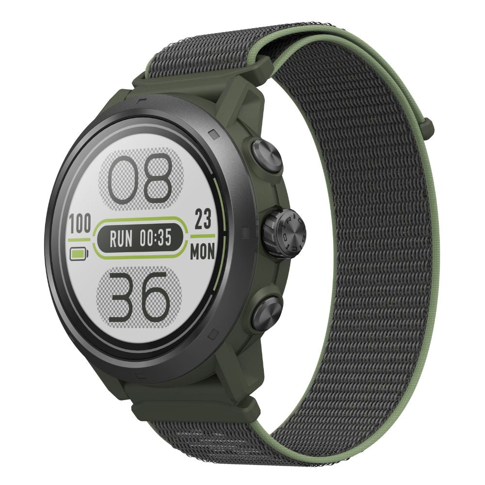 Coros APEX 2 Pro Premium Multisport GPS Watch - BlackToe Running#colour_green