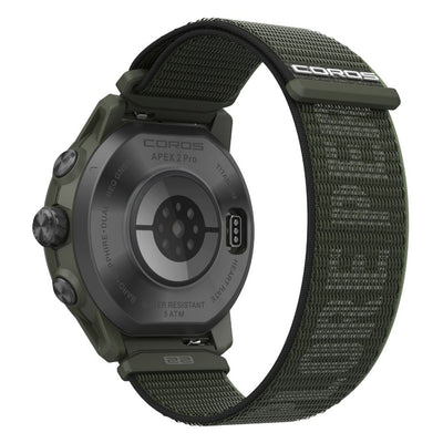 Coros APEX 2 Pro Premium Multisport GPS Watch - BlackToe Running#colour_green