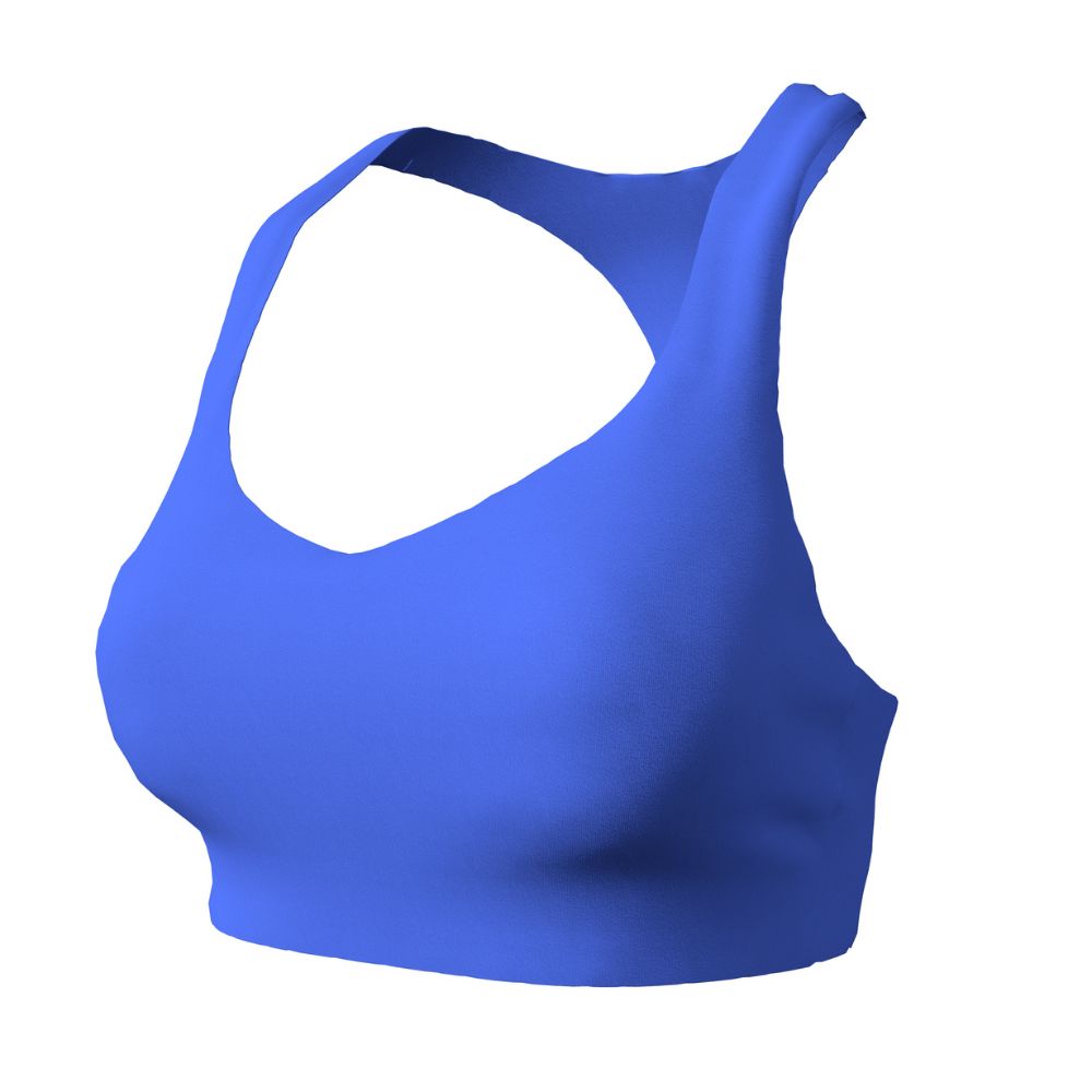 New Balance Women's Power X High Support Bra - BlackToe Running#colour_bright-lapis