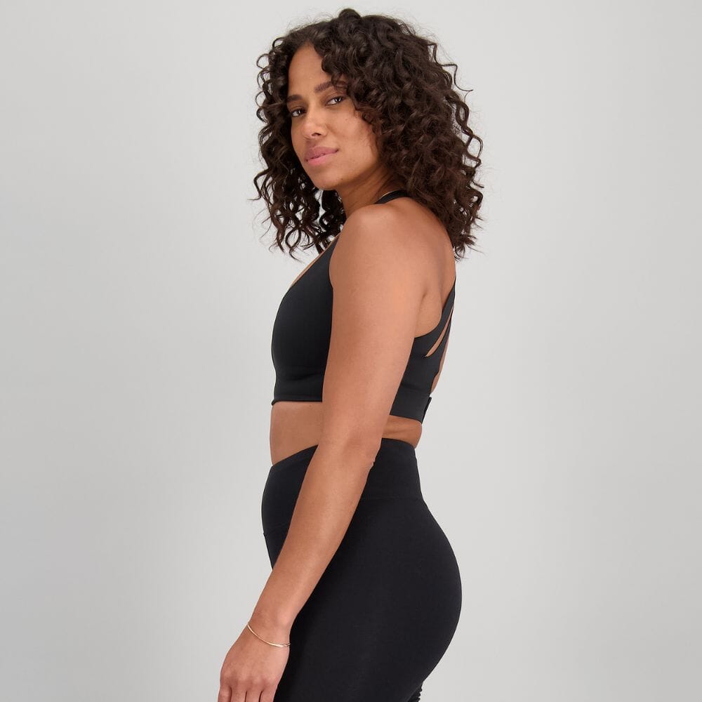 New Balance Women's Fortiflow High Support Bra - BlackToe Running#colour_black