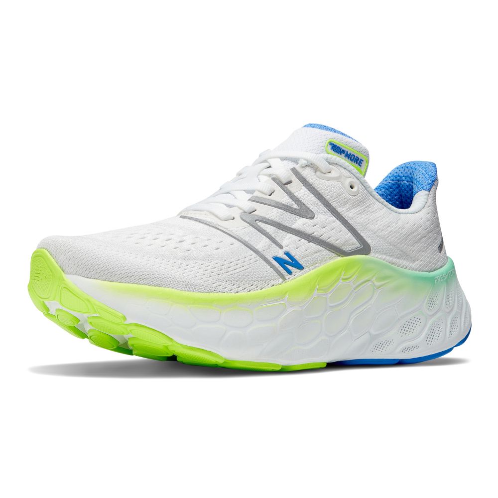 New Balance Women's Fresh Foam X More V4 Women's Shoes - BlackToe Running#colour_white-cobalt