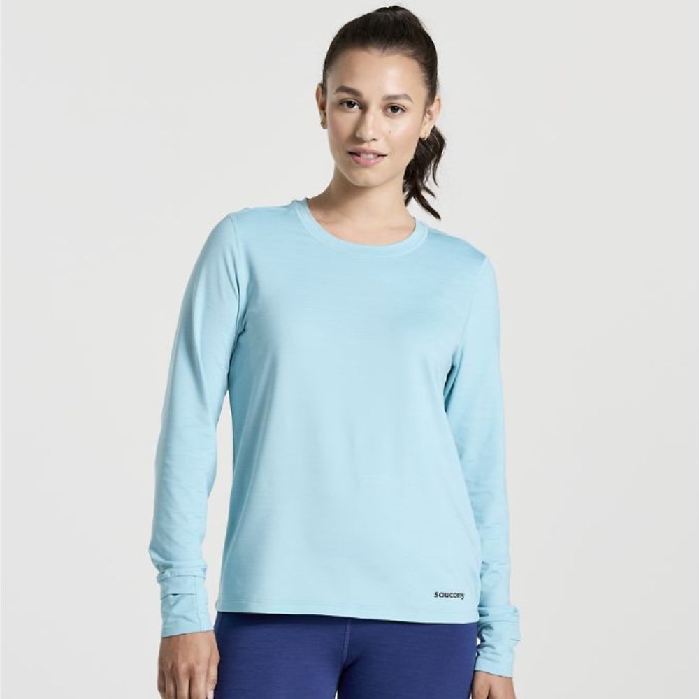 Saucony Women's Boulder Baselayer - BlackToe Running