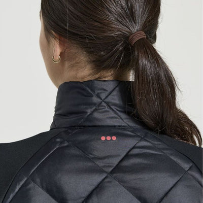 Saucony Women's Boulder Oysterpuff Jacket - BlackToe Running#colour_black