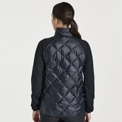 Saucony Women's Boulder Oysterpuff Jacket - BlackToe Running#colour_black