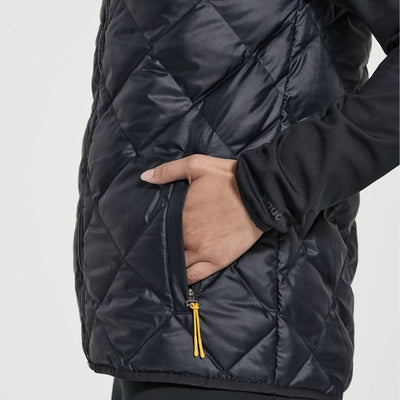 Saucony Women's Boulder Oysterpuff Jacket - BlackToe Running#colour_black