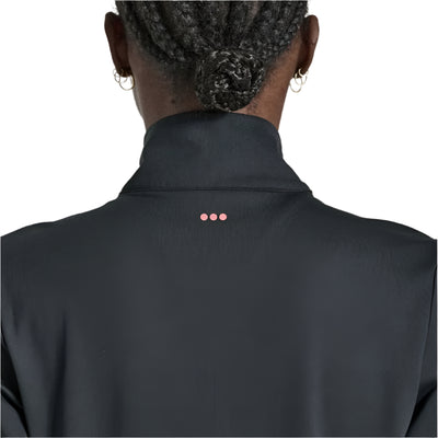 Saucony Women's Solstice 1/4 Zip - BlackToe Running#colour_black