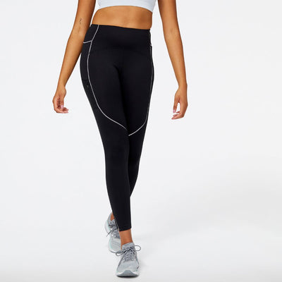 New Balance Women's Impact Run Heat Tight - BlackToe Running#colour_black
