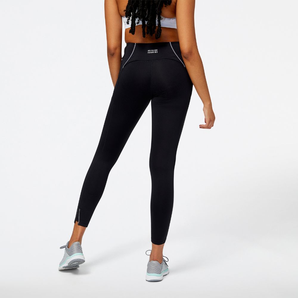 New Balance Women's Impact Run Heat Tight - BlackToe Running#colour_black