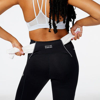 New Balance Women's Impact Run Heat Tight - BlackToe Running#colour_black