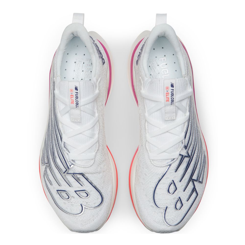 New Balance Women's FuelCell SC Elite V3 Women's Shoes - BlackToe Running#colour_white-victory-blue