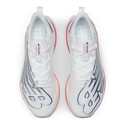 New Balance Women's FuelCell SC Elite V3 Women's Shoes - BlackToe Running#colour_white-victory-blue