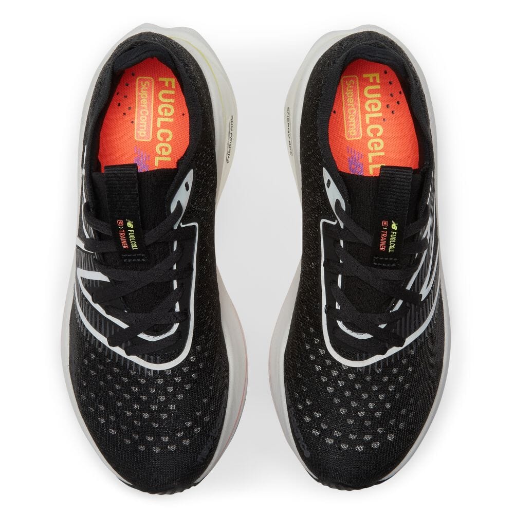 New Balance Women's FuelCell SuperComp Trainer Women's Shoes - BlackToe Running#colour_black-black-metallic-neon-dragonfly