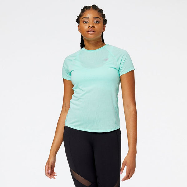 New Balance Women's ICEx Impact Run Short Sleeve – BlackToe