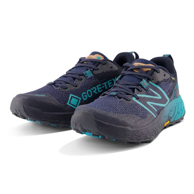 New Balance Women's Fresh Foam X Hierro Trail V7 GTX Women's Shoes - BlackToe Running#colour_natural-indigo