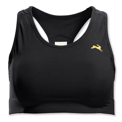 Tracksmith Women's Allston Bra Women's Tops - BlackToe Running#colour_black