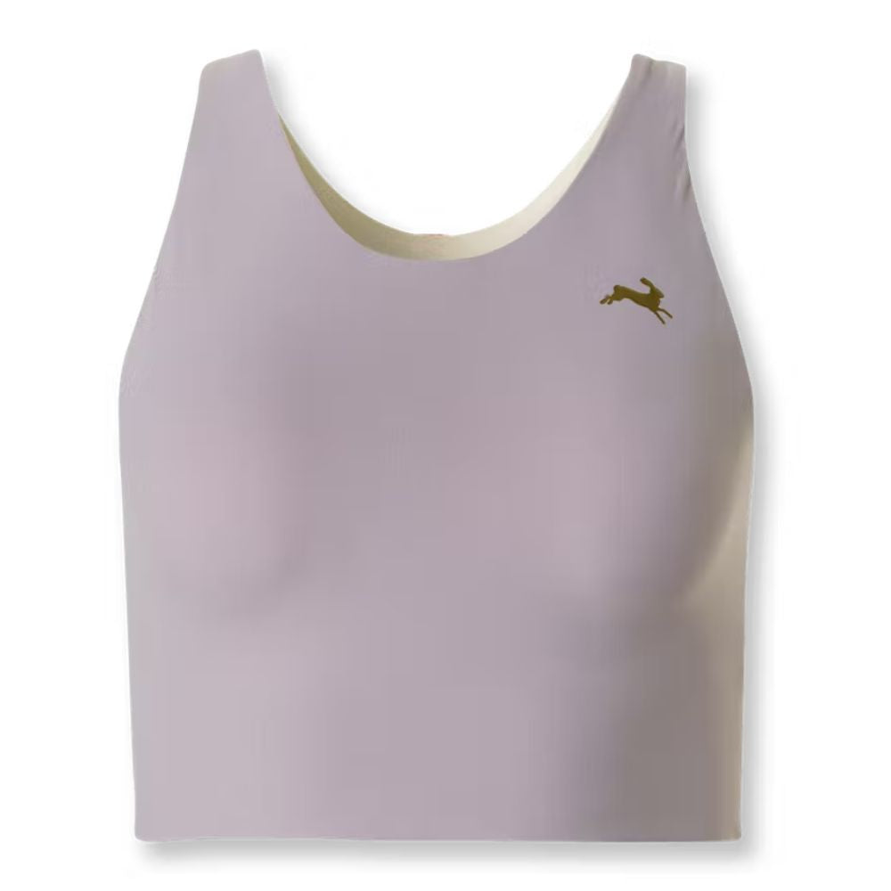 Tracksmith Women's Lane Five Crop Top Women's Tops - BlackToe Running#colour_lavender