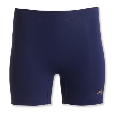 Tracksmith Women's Lane Five Short Tights Women's Bottoms - BlackToe Running#colour_navy-blue