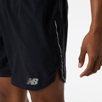 New Balance Men's 7" Impact Short Men's Bottoms - BlackToe Running#colour_black