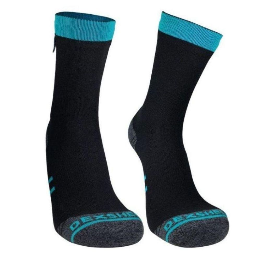 Dexshell Running Lite Socks - BlackToe Running#colour_aqua-blue