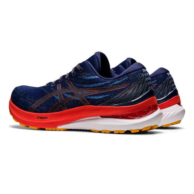 Asics Men's Gel-Kayano 29 - BlackToe Running#colour_deep-ocean-cherry-tomato
