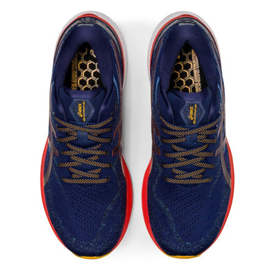 Asics Men's Gel-Kayano 29 - BlackToe Running#colour_deep-ocean-cherry-tomato