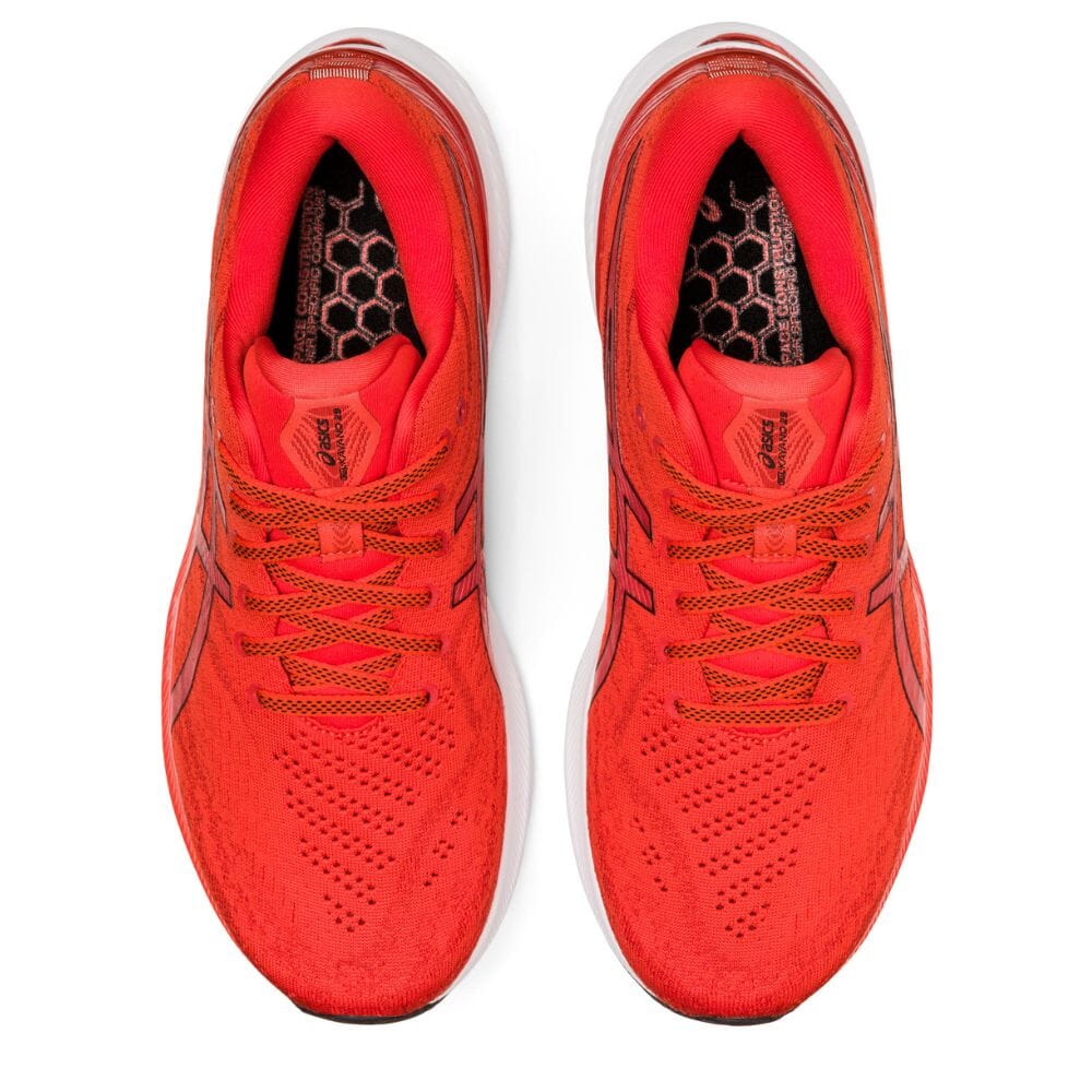 Asics Men's Gel-Kayano 29 - BlackToe Running#colour_cherry-tomato-black