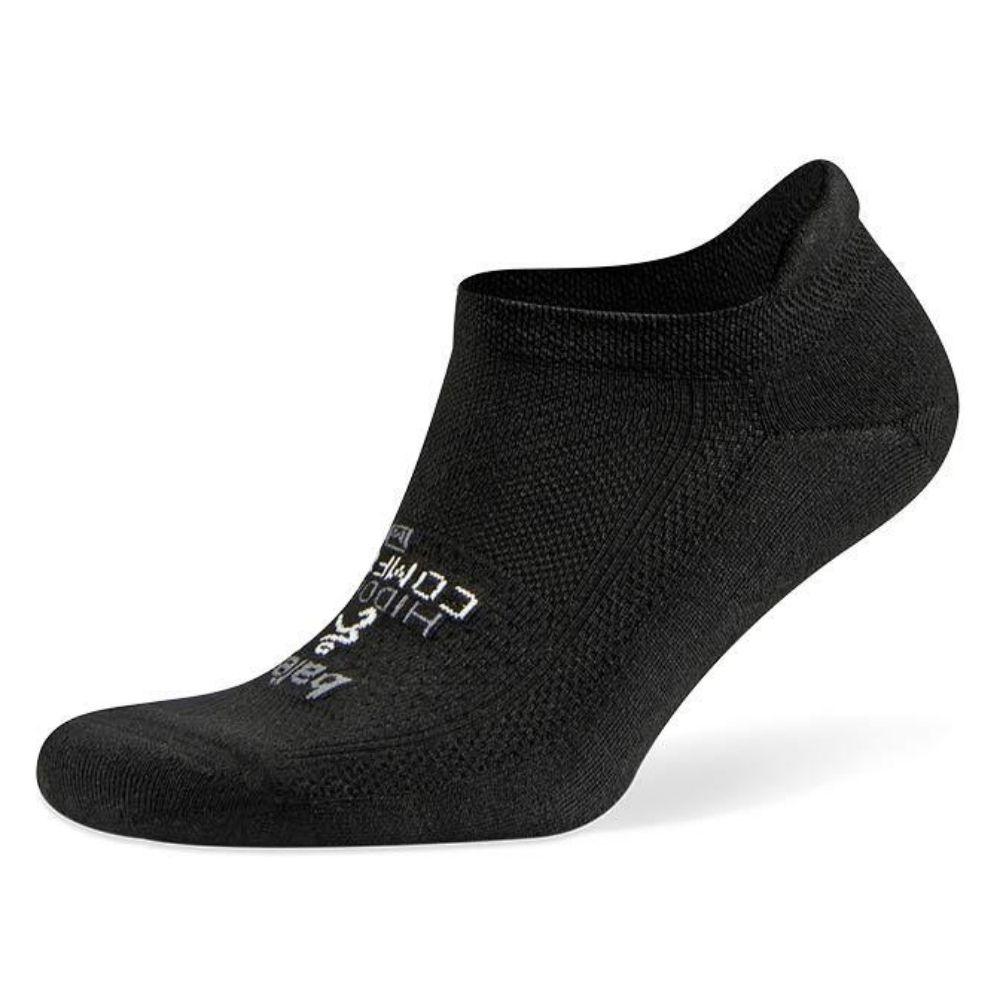Balega Hidden Comfort Mid-High Cushion No-Show Tab Socks - BlackToe Running#colour_black