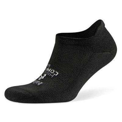 Balega Hidden Comfort Mid-High Cushion No-Show Tab Socks - BlackToe Running#colour_black