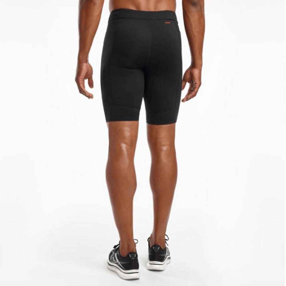 Saucony Men's Bell Lap Short Men's Bottoms - BlackToe Running - 