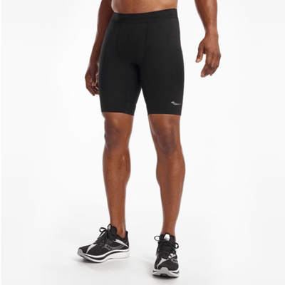 Saucony Men's Bell Lap Short Men's Bottoms - BlackToe Running - Small 