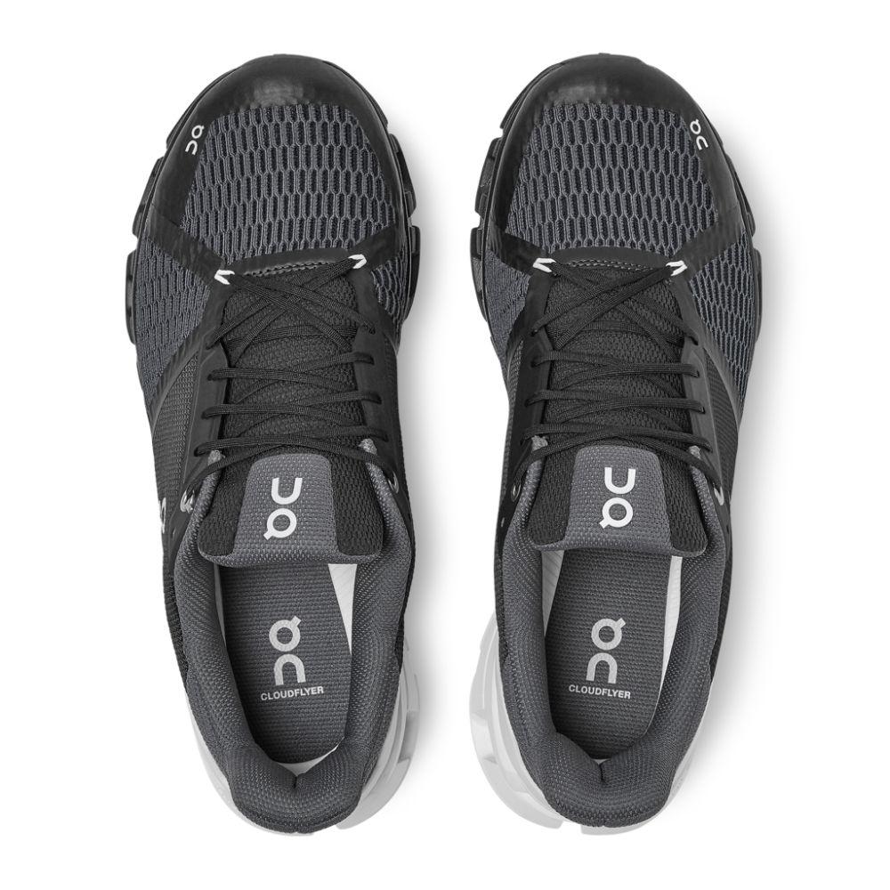 On Running Men's Cloudflyer - BlackToe Running#colour_black-white