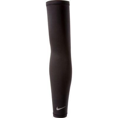 Nike Lightweight Arm Sleeves - BlackToe Running#colour_black-silver