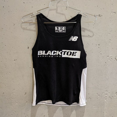 BlackToe Women's NB Singlet Women's Tops - BlackToe Running - XS#colour_black-white