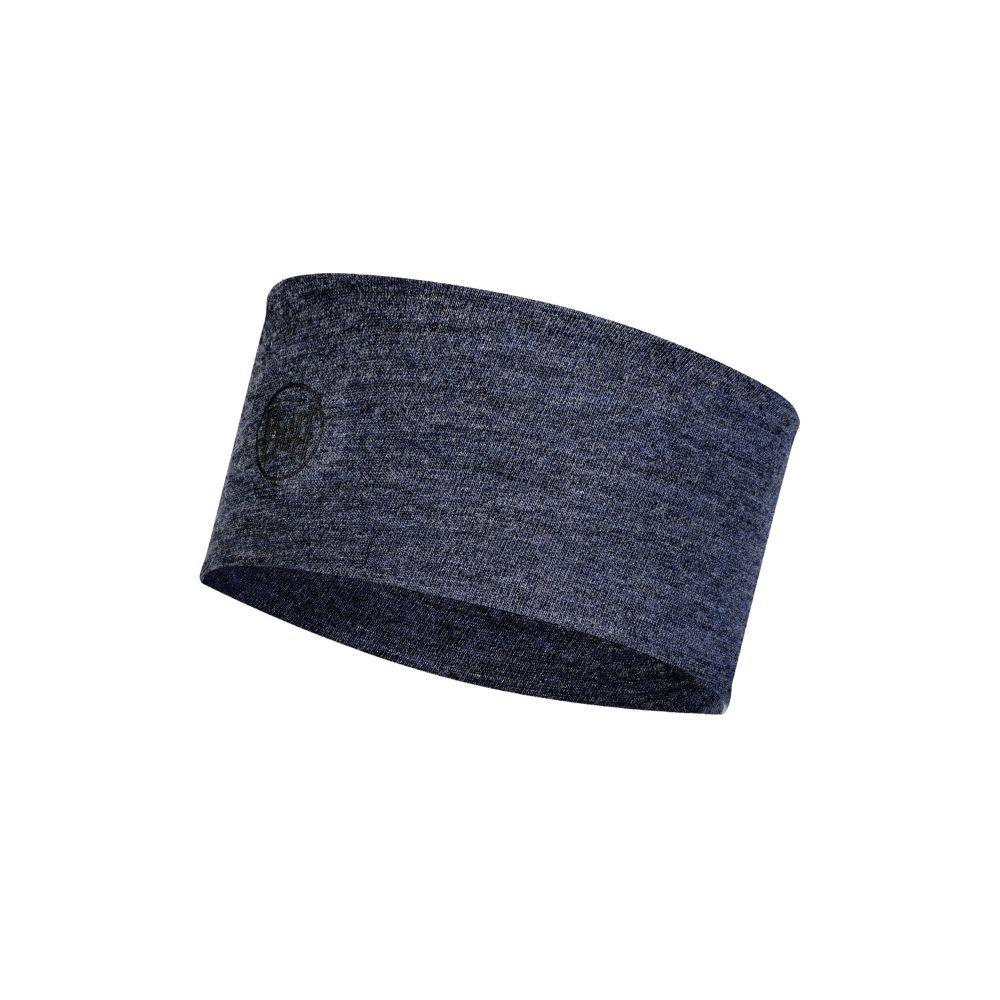 Buff Midweight Merino Headband - Headwear - BlackToe Running#colour_night-blue-melange