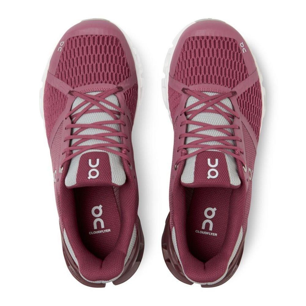 On Running Women's Cloudflyer - BlackToe Running#colour_magenta-mulberry