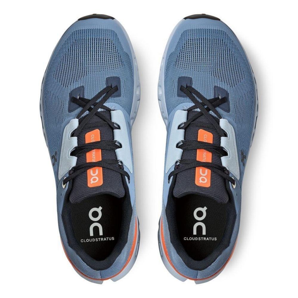 On Running Men's Cloudstratus - BlackToe Running#colour_lake-flare