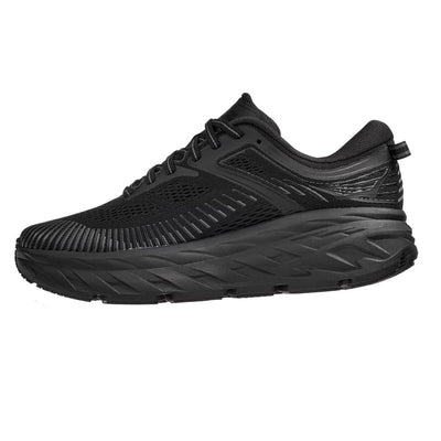 Hoka One One Women's Bondi 7 - WIDE Women's Shoes - BlackToe Running#colour_black-black