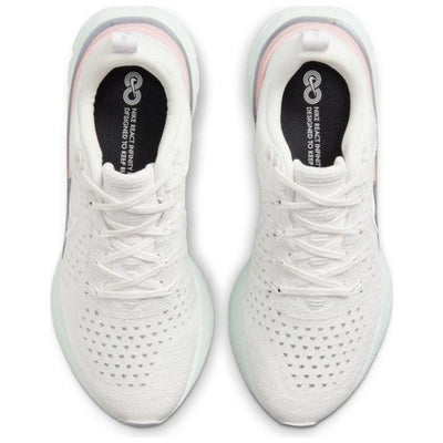 Nike Women's React Infinity Run Flyknit 2 Women's Shoes - BlackToe Running#colour_platinum-white-barely-green