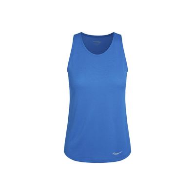 Saucony Women's Stopwatch Singlet Women's Tops - BlackToe Running - Extra Small#colour_directoire-blue