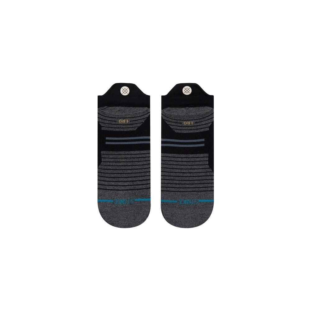 Stance Run Lite Ultralight Cushion Tab Socks - BlackToe Running#colour_black