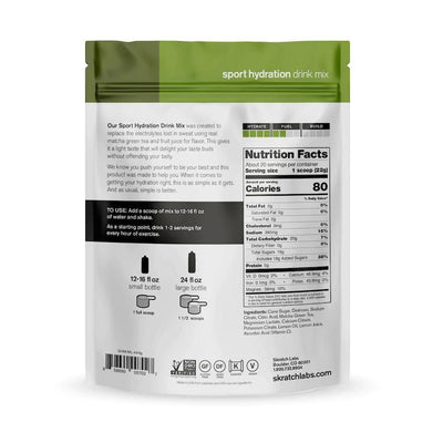 Skratch Labs Sport Hydration Drink Mix - BlackToe Running#flavour_matcha-lemon