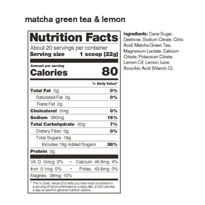 Skratch Labs Sport Hydration Drink Mix - BlackToe Running#flavour_matcha-lemon