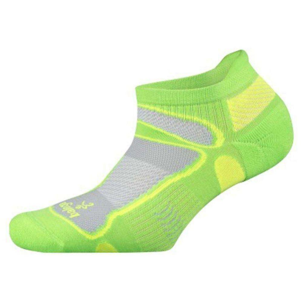 Balega Ultralight Weight Contoured Light Cushion No-Show Tab Socks - BlackToe Running#colour_neon-green