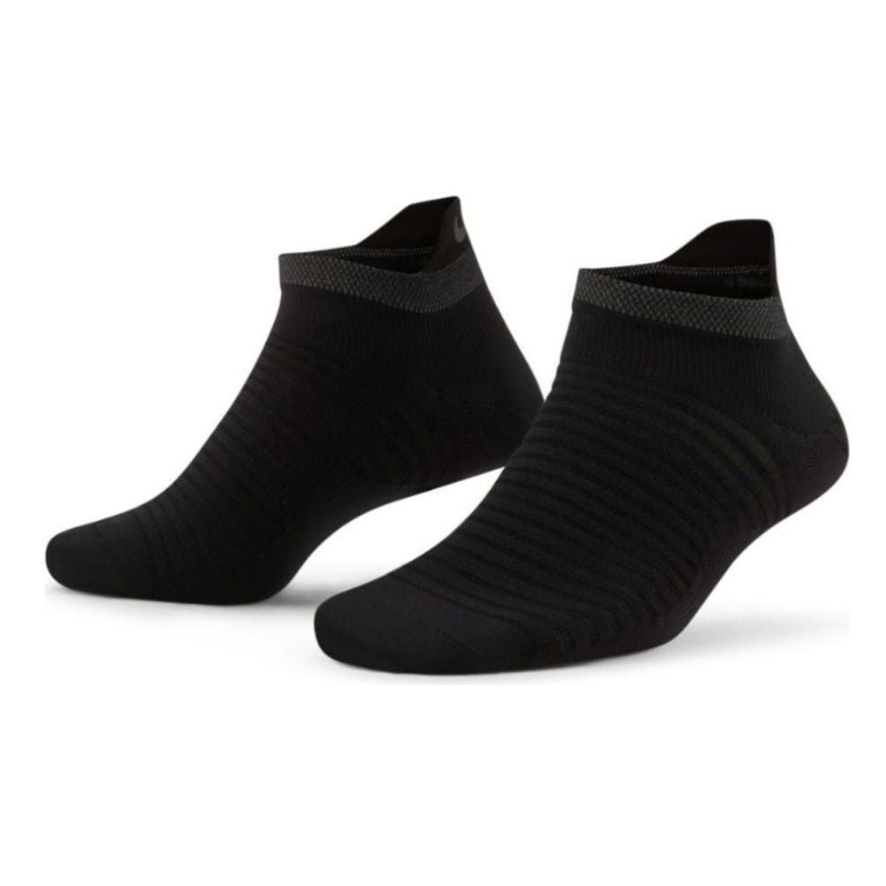 Nike Spark Light Weight Utralight Cushion No-Show Tab Socks - BlackToe Running