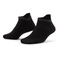 Nike Spark Light Weight Utralight Cushion No-Show Tab Socks - BlackToe Running#colour_black